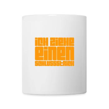 ich fange neu an - Tasse - Weiß - Vorne