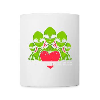 Alien, ovni, soucoupe volante - Mug blanc - blanc - Devant