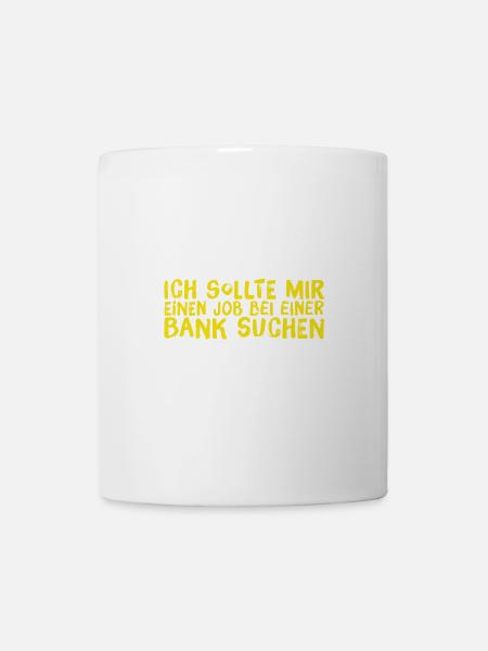 ich werde Banker - Tasse - Weiß