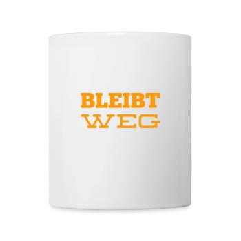 ich wünsche mir Abstand - Tasse - Weiß - Vorne