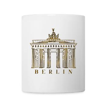 Brandenburg Gate in Berlin, Germany - Mug - white - Front
