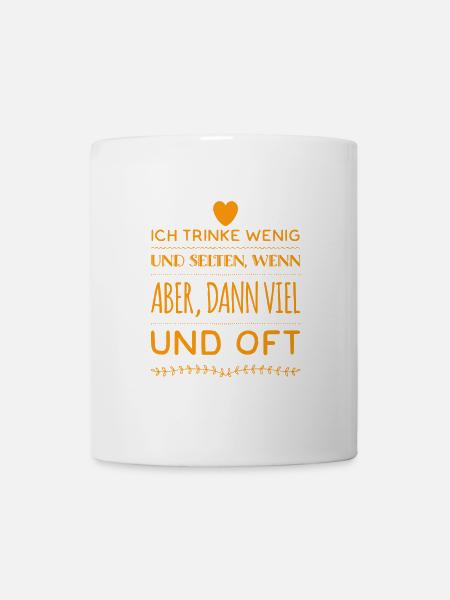 Trinkgewohnheiten - Tasse - Weiß