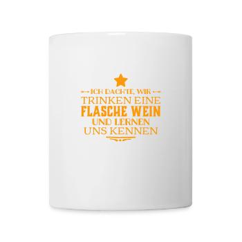 ich mag dich - Tasse - Weiß - Vorne