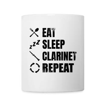 Clarinetist Daily Routine - Mug - white - Front