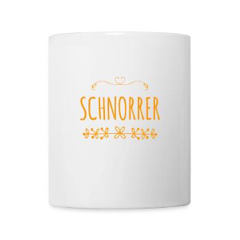 ich bin ein Schnorrer - Tasse - Weiß - Vorne