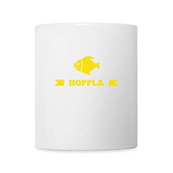 hoppla - Tasse - Weiß - Vorne