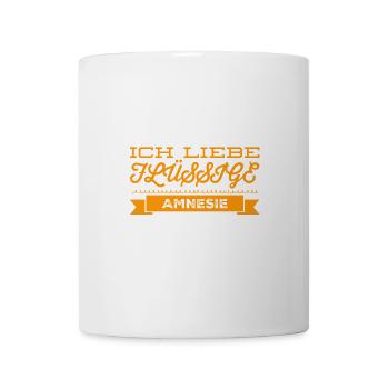 vergessen geht immer - Tasse - Weiß - Vorne