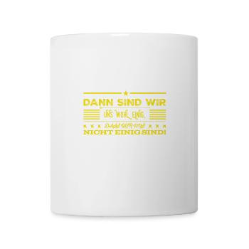 Uneinigkeit - Tasse - Weiß - Vorne