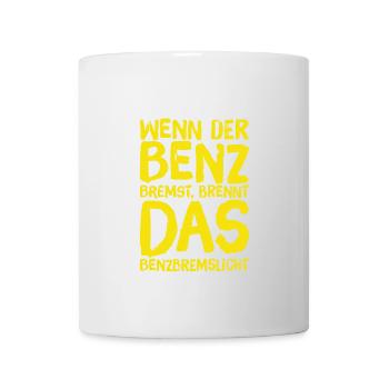 Bremslicht - Tasse - Weiß - Vorne