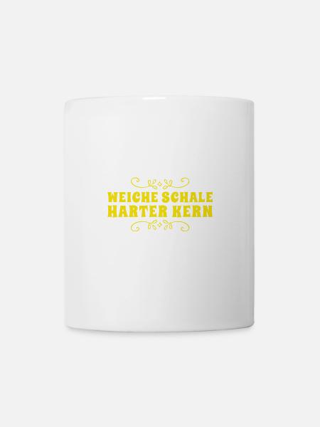 meine Schale ist weich - Tasse - Weiß