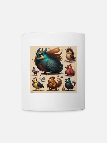 Animierte Cosie - Tasse - Weiß