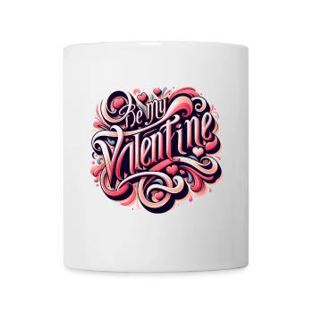Be My Valentine Valtentingstag Cadeau Femme - Mug blanc - blanc - Devant