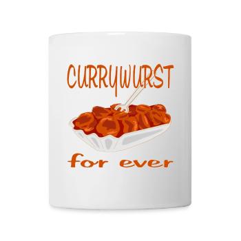 Currywurst is delicious - Mug - white - Front