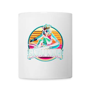 Conception du snowboard Snow King - Mug blanc - blanc - Devant