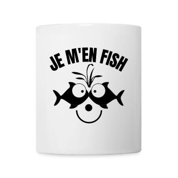 pêche, pêcheur, partie de pêche - Mug blanc - blanc - Devant