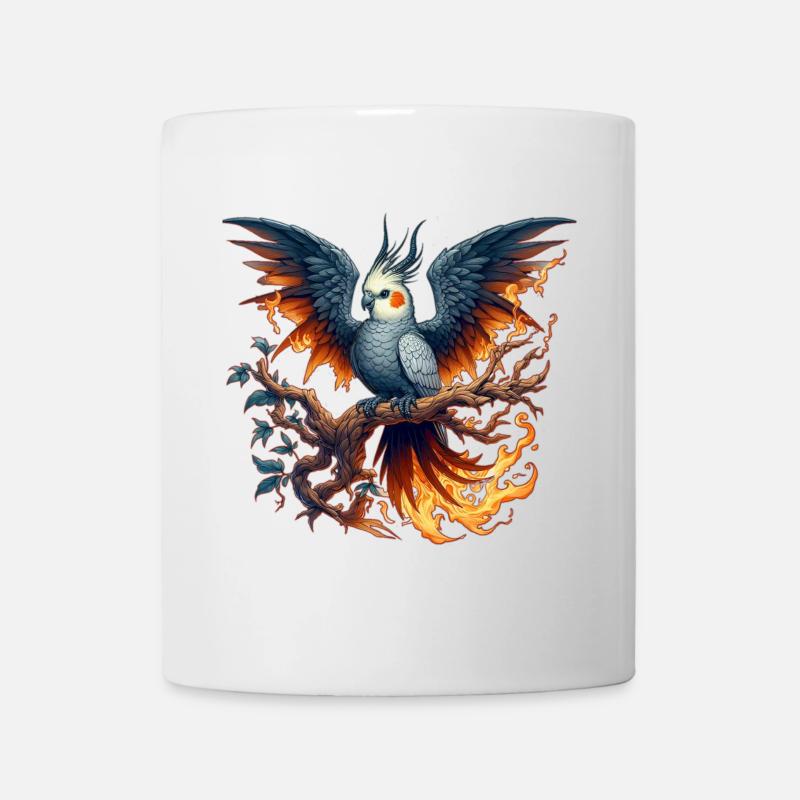 Nymphensittich (15) - Tasse - Weiß