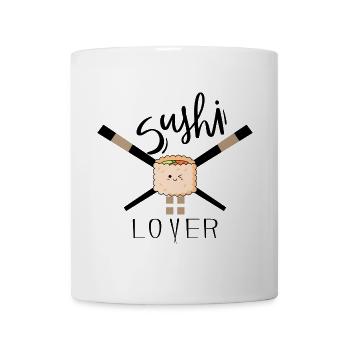 Sushi Lover - Sushi Lovers Gift Idea - Mug - white - Front