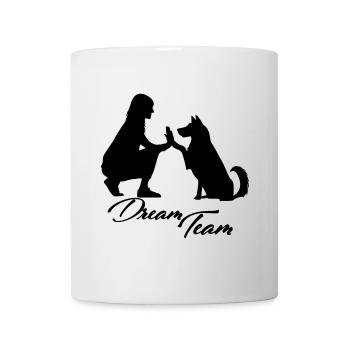 Dream Team Hund - Tasse - Weiß - Vorne