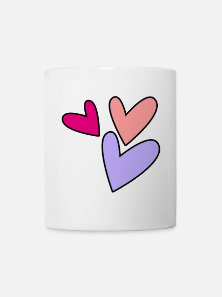VALENTINSTAG. Junggesellinnenabschied. ICH LIEBE DICH. ICH LIEBE DICH. LIEBE - Tasse - Weiß