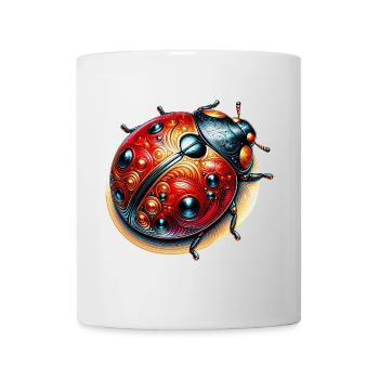 Marienkäfer - Tasse - Weiß - Vorne