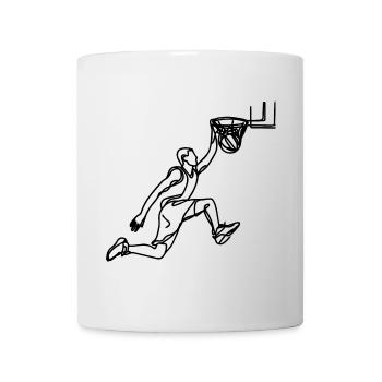 Basketball Illustration - Tasse - Weiß - Vorne