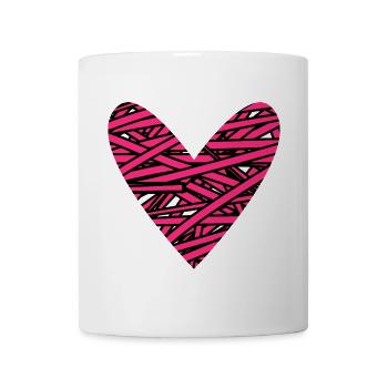 COUPLE. JUST MARRIED. Bachelorette party. VALENTINE'S DAY. LOVE. - Mug - white - Front