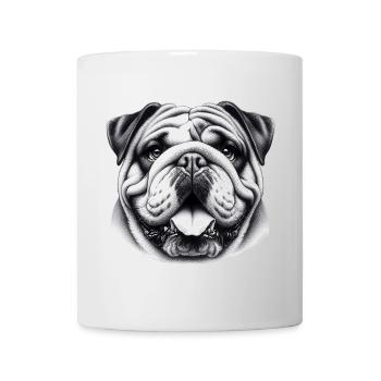 English Bulldog Dog - Mug - white - Front