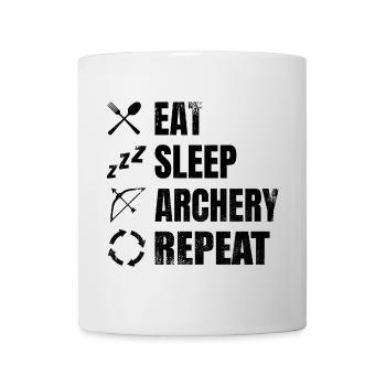 Archery Schedule - Mug - white - Front