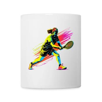 Look de joueur de tennis des années 90 - Mug blanc - blanc - Devant