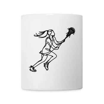 Lacrosse Girls - Mug - white - Front