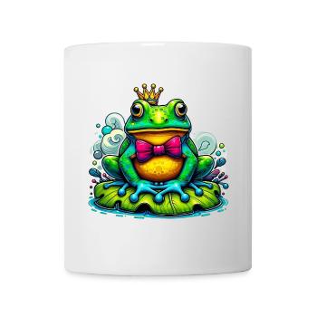 Grenouille à la couronne du roi - Mug blanc - blanc - Devant