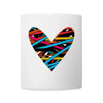VALENTINE'S DAY. Bachelorette party. I LOVE YOU. I LOVE YOU. LOVE - Mug - white - Front