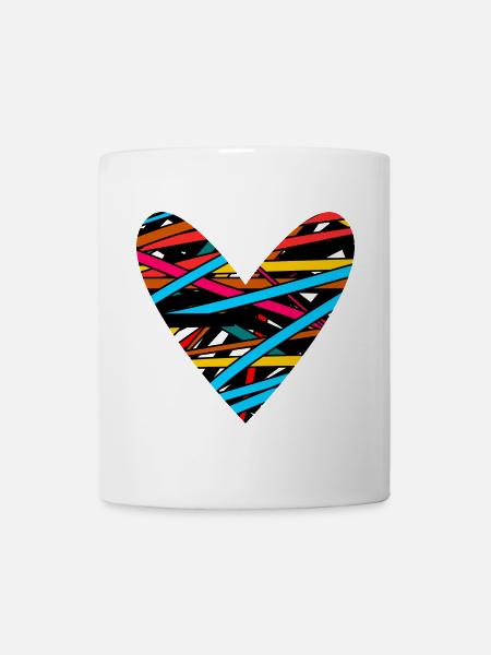 VALENTINSTAG. Junggesellinnenabschied. ICH LIEBE DICH. ICH LIEBE DICH. LIEBE - Tasse - Weiß