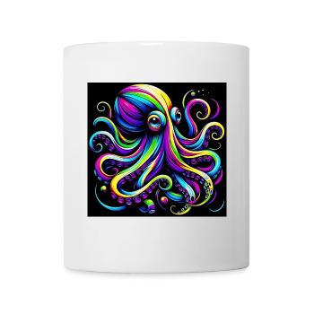 Krake - Tasse - Weiß - Vorne