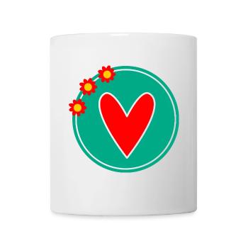 VALENTINE'S DAY. Bachelorette party. I LOVE YOU. I LOVE YOU. LOVE - Mug - white - Front