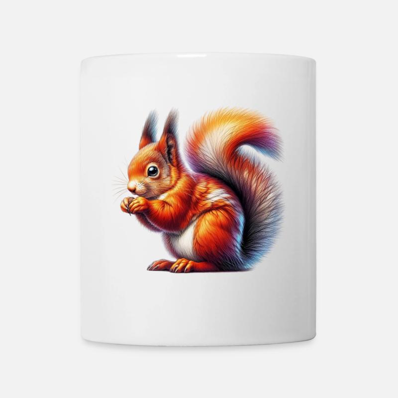 Eichhörnchen - Tasse - Weiß