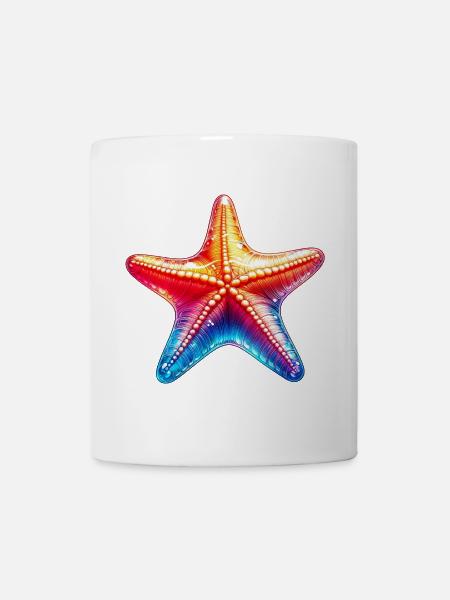 Seestern - Tasse - Weiß