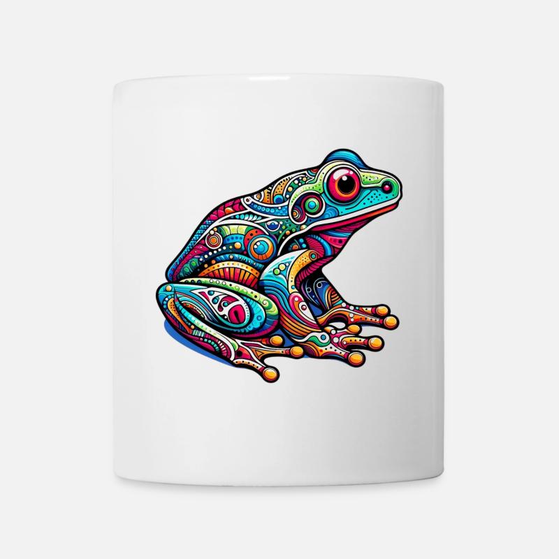 Frosch - Tasse - Weiß