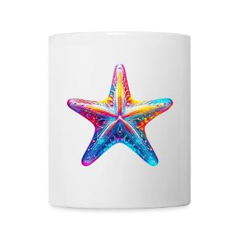 Seestern - Tasse - Weiß - Vorne