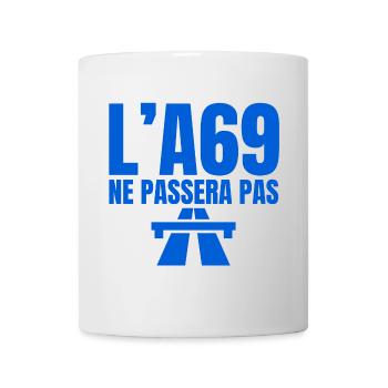 A69, Autobahn, Castres, Toulouse - Tasse - Weiß - Vorne