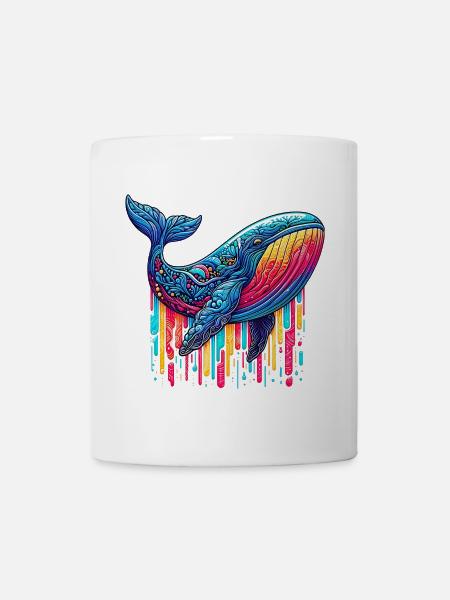 Wal - Tasse - Weiß