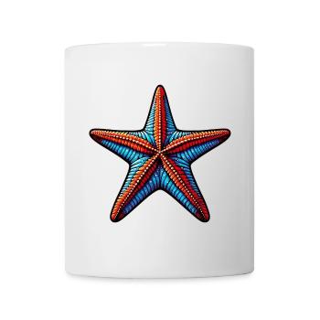 Étoile de mer - Mug blanc - blanc - Devant