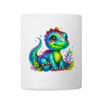 Dinosaurier - Tasse - Weiß - Vorne
