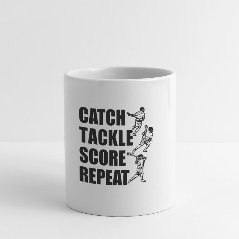 Attraper, plaquer, pointer, répéter Mug blanc
