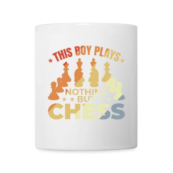 Joueur d’échecs pour enfants - Mug blanc - blanc - Devant