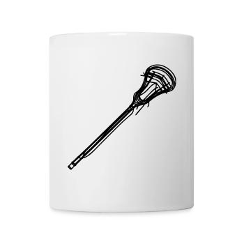 Lacrosse Stick Sketch - Mug - white - Front