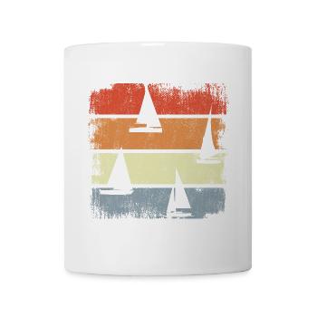 Voiliers d’époque - Mug blanc - blanc - Devant