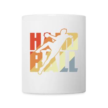 Vintage Handball - Mug blanc - blanc - Devant