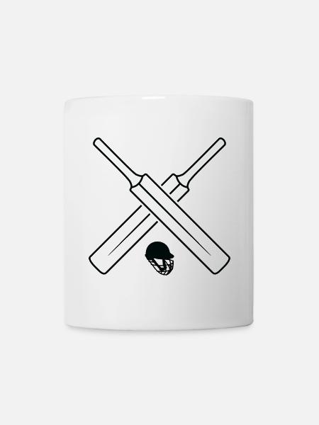 Cricket Skizze - Tasse - Weiß