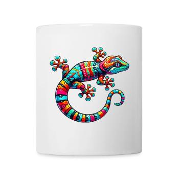 Gecko - Tasse - Weiß - Vorne